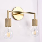Бра RH Utilitaire Double Sconce Brass ImperiumLoft 123264-22
