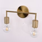 Бра RH Utilitaire Double Sconce Brass ImperiumLoft 123264-22