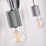 Бра RH Utilitaire Double Sconce Silver ImperiumLoft 123265-22