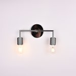 Бра RH Utilitaire Double Sconce Silver ImperiumLoft 123265-22