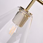 Бра RH Utilitaire Funnel Shade Double Sconce Brass ImperiumLoft 123267-22