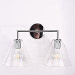 Бра RH Utilitaire Funnel Shade Double Sconce Silver ImperiumLoft 123268-22