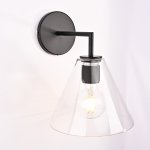 Бра RH Utilitaire Funnel Shade Single Sconce Black ImperiumLoft 123269-22