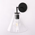 Бра RH Utilitaire Funnel Shade Single Sconce Black ImperiumLoft 123269-22