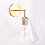 Бра RH Utilitaire Funnel Shade Single Sconce Brass ImperiumLoft 123270-22