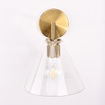 Бра RH Utilitaire Funnel Shade Single Sconce Brass ImperiumLoft 123270-22