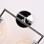 Бра RH Utilitaire Globe Shade Double Sconce Silver ImperiumLoft 123274-22