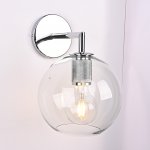 Бра RH Utilitaire Globe Shade Single Sconce Silver ImperiumLoft 123277-22