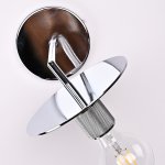 Бра RH Utilitaire Knurled Disk Shade Sconce Silver ImperiumLoft 123283-22