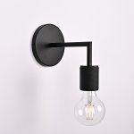 Бра RH Utilitaire Single Sconce Black ImperiumLoft 123284-22