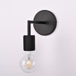 Бра RH Utilitaire Single Sconce Black ImperiumLoft 123284-22