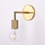Бра RH Utilitaire Single Sconce Brass ImperiumLoft 123285-22