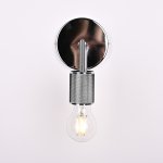 Бра RH Utilitaire Single Sconce Silver ImperiumLoft 123286-22