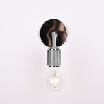 Бра RH Utilitaire Single Sconce Silver ImperiumLoft 123286-22