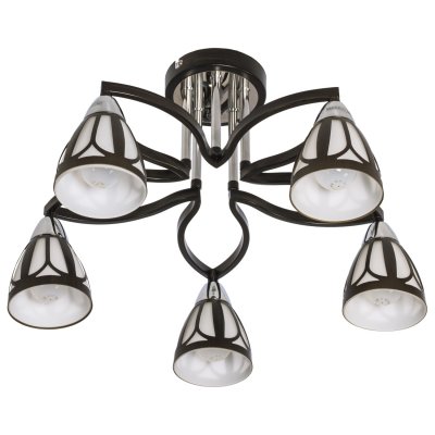 Потолочный светильник Экономсвет 12342/5CR WENGE WT Потолочный светильник Экономсвет 12342/5CR WENGE WT