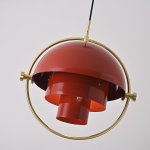 Люстра Louis Weisdorff Gubi Multi-lite Pendant Red ImperiumLoft 123431-22