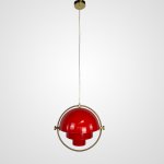 Люстра Louis Weisdorff Gubi Multi-lite Pendant Red ImperiumLoft 123431-22