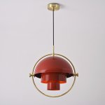 Люстра Louis Weisdorff Gubi Multi-lite Pendant Red ImperiumLoft 123431-22