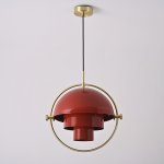 Люстра Louis Weisdorff Gubi Multi-lite Pendant Red ImperiumLoft 123431-22