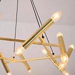 Подвесной светильник JONATHAN BROWNING Le Pentagone Chandelier 20 Light ImperiumLoft 123487-22