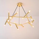 Подвесной светильник JONATHAN BROWNING Le Pentagone Chandelier 20 Light ImperiumLoft 123487-22