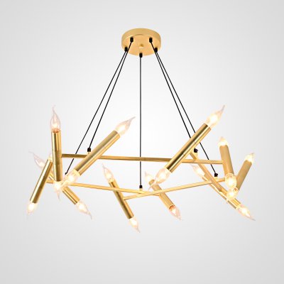Подвесной светильник JONATHAN BROWNING Le Pentagone Chandelier 20 Light ImperiumLoft 123487-22