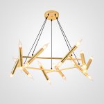 Подвесной светильник JONATHAN BROWNING Le Pentagone Chandelier 20 Light ImperiumLoft 123487-22