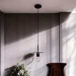 Подвесной светильник RH Utilitaire Disk Shade Pendant Black ImperiumLoft 123642-22