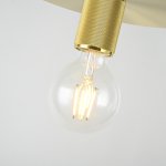 Подвесной светильник RH Utilitaire Disk Shade Pendant Brass ImperiumLoft 123643-22