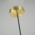 Подвесной светильник RH Utilitaire Disk Shade Pendant Brass ImperiumLoft 123643-22