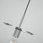 Подвесной светильник RH Utilitaire Disk Shade Pendant Silver ImperiumLoft 123644-22