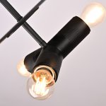 Люстра RH Utilitaire Disk Triple Pendant Black ImperiumLoft 123645-22