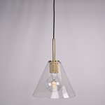 Подвесной светильник RH Utilitaire Funnel Pendant Brass ImperiumLoft 123649-22