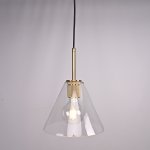 Подвесной светильник RH Utilitaire Funnel Pendant Brass ImperiumLoft 123649-22