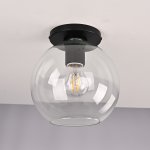 Потолочный светильник RH Utilitaire Globe  Shade Flushmount Black ImperiumLoft 123673-22