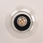 Потолочный светильник RH Utilitaire Globe  Shade Flushmount Black ImperiumLoft 123673-22