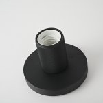Потолочный светильник RH Utilitaire Socket Flushmount Black ImperiumLoft 123676-22