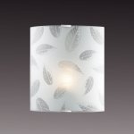 Светильник бра Сонекс 1240/M никель/белый ARESA