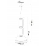 Светильник подвесной Divinare 1242/06 SP-24 TRUMPET
