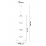 Светильник подвесной Divinare 1242/06 SP-30 TRUMPET