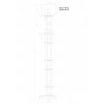 Торшер Divinare VOLTURN 1243/06 PN-45