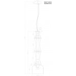 Подвесной светильник Divinare VOLTURN 1243/06 SP-30