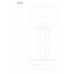 Декоративная настольная лампа Divinare VOLTURN 1243/06 TL-15