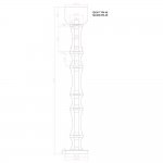 Торшер Divinare VOLTURN 1243/17 PN-45