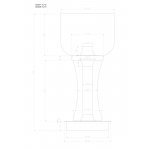 Декоративная настольная лампа Divinare VOLTURN 1243/17 TL-15
