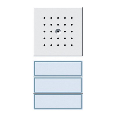 Gira TX-44 Бел Вызывная станция (аудио) для скрытого монтажа, на 3 абонента, белая подсветка (G126166)