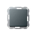 Gira S-55 Антрацит Переключатель 1-клав нажимной в сборе с клавишей (клавиша с самовозвратом) (G12628)