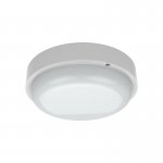 Св-к светодиодный Gauss LITE IP65 D140*51 8W 680lm 4000K ЖКХ круглый с оптико-акустическ. сенс. (126418208-S)