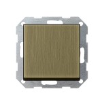Gira S-55 Бронза Выключатель 1- клавишный с самовозвратом (G126603)