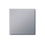 Gira TX-44 Алюминий Переключатель 1-клав нажимной в сборе с клавишей (клавиша с самовозвратом) (G12665)